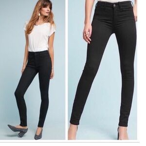 Anthropologie Pilcro And the letterpress black Skinny Jeans
